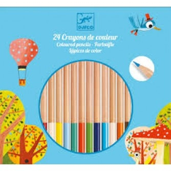 Creioane colorate natur Djeco