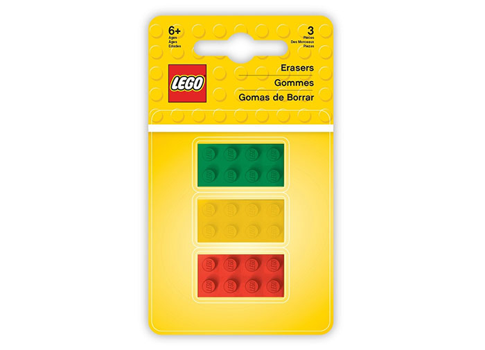 Set 3 radiere LEGO (51158)