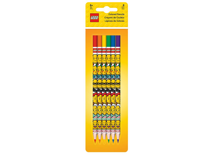 Set 6 creioane colorate LEGO Iconic (51176)