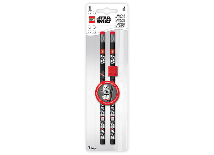 Set LEGO Star Wars cu doua creioane HB ?i topper (52214)